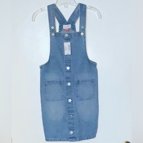 The Children's Place Blue Denim Overalls - Picture 1 of 3